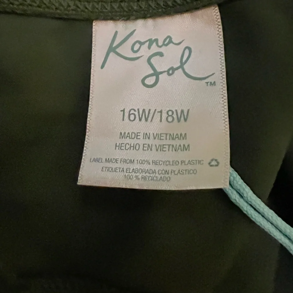 Kona Sol Women’s Swim Skirtini Skort Sz 16 $5 - Picture 5 of 5